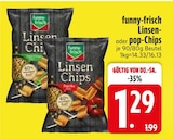 Linsen Chips Angebote von funny-frisch bei EDEKA Straubing für 1,29 €