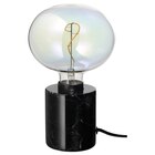 Tischleuchte + LED-Leuchtmittel Marmor schwarz/ellipsenförmig bunt im Angebot bei IKEA in Frankenthal Tischleuchte + LED-Leuchtmittel Marmor schwarz/ellipsenförmig bunt Angebote von MARKFROST / MOLNART bei IKEA Frankenthal für 39,98 €