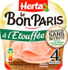 JAMBON LE BON PARIS À L''ÉTOUFFÉE HERTA - HERTA dans le catalogue Auchan Supermarché