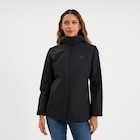 Parka 3-en-1 chaude et imperméable noir femme en promo chez La Halle Saint-Denis à 69,99 €