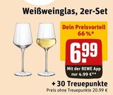 Weißweinglas für 6,99 € bei REWE im Angebot Weißweinglas im aktuellen REWE Prospekt