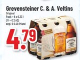 Original Angebote von Grevensteiner C. & A. Veltins bei Trinkgut Minden für 4,79 €
