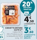 Promo Crevette Entière Cuite à 3,60 € dans le catalogue Hyper U à Sens
