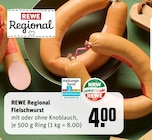 Fleischwurst Angebote von REWE Regional bei REWE Bottrop für 4,00 €