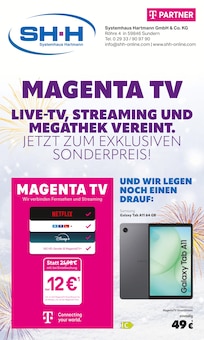 Systemhaus Hartmann Prospekt MAGENTA TV mit 8 Seiten