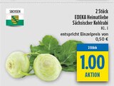 Sächsischer Kohlrabi im diska Prospekt Sächsischer Kohlrabi von EDEKA Heimatliebe im aktuellen diska Prospekt für 1,00 €