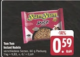 Instant Nudeln Angebote von Yum Yum bei E center Zwickau für 0,59 €