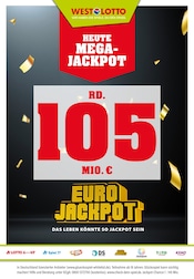 Aktueller Westlotto Troisdorf Prospekt "Heute rd. 105 Mio. €" mit 3 Seiten