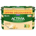 Activia "Offre Découverte" - DANONE dans le catalogue Carrefour