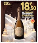 AOP Champagne brut Tradition - De Delagne & fils en promo chez Intermarché Dijon à 18,50 €