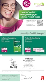 Aktueller mea - meine apotheke Apotheken Prospekt in Rechlin und Umgebung, "Unsere August-Angebote" mit 4 Seiten, 01.08.2025 - 31.08.2025