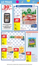 Prix et réduction Lardons Fumés dans le prospectus Carrefour en cours Offre Lardons Fumés dans le catalogue Carrefour du moment à la page 47