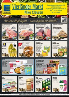 Aktueller EDEKA Prospekt "Top Angebote" Seite 1 von 5 Seiten für Hamburg
