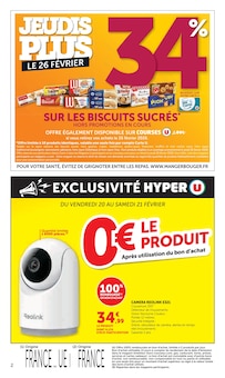 Catalogue Hyper U à Burnhaupt-le-Haut cette semaine, valable du 17/02/2026 au 01/03/2026 Prospectus Hyper U à Burnhaupt-le-Haut, "Hyper U", 32 pages de promos valables du 17/02/2026 au 01/03/2026