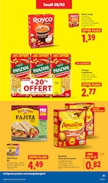 Offre Fajitas dans le catalogue Lidl du moment à la page 23