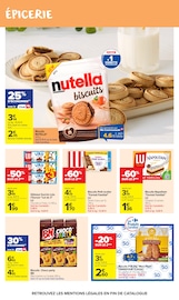 Promos Nutella dans le catalogue "Carrefour market" de Carrefour Market Nutella en promo dans le catalogue Carrefour Market à la page 42