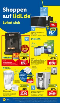 Kaffeevollautomat im Lidl Prospekt "LIDL LOHNT SICH" mit 66 Seiten (Rostock)