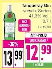 Gin Angebote von Tanqueray bei E center Elmshorn für 12,99 €