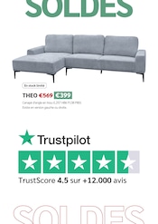 Promos Canapé D'angle dans le catalogue "SOLDES jusqu'à -70%" de Crack Canapé D'angle en promo dans le catalogue Crack à la page 34