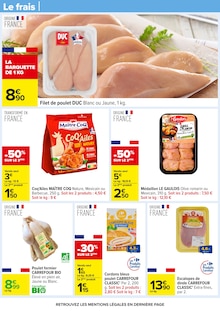 Promotion Gambas surgelées dans le prospectus Carrefour, valable du 29/07/2025 au 11/08/2025 Promo Gambas surgelées dans le catalogue Carrefour du moment à la page 32