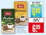 Aktuelle Melitta Angebote bei Marktkauf in Freiburg (Breisgau) Aktuelles Kaffee Auslese Klassisch Angebot bei Marktkauf in Freiburg (Breisgau) ab 6,49 €