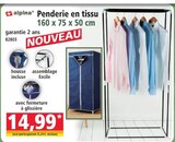 Penderie en tissu - alpina - Norma à Montbéliard Penderie en tissu - alpina en promo chez Norma Montbéliard à 14,99 €