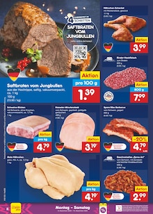 Rindfleisch im Netto Marken-Discount Prospekt "Aktuelle Angebote" mit 61 Seiten (Wuppertal)