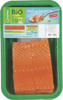 Pavé de saumon bio - Spar à Paris Pavé de saumon bio en promo chez Spar Paris à 8,95 €