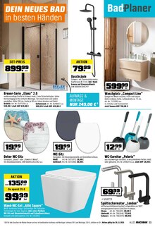Badmöbel im OBI Prospekt "BIBERSTARKE ANGEBOTE!" mit 20 Seiten (Erlangen)