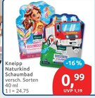 Naturkind Schaumbad von Kneipp für 0,99 € bei budni im Angebot Naturkind Schaumbad von Kneipp im aktuellen budni Prospekt