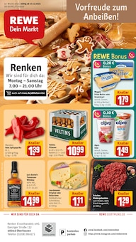 Aktueller REWE Prospekt "Dein Markt" für Oberhausen Aktueller REWE Prospekt für Oberhausen mit Seiten
