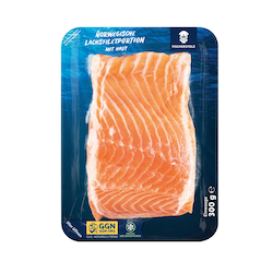 Frische Norwegische Lachsfilet Portion
