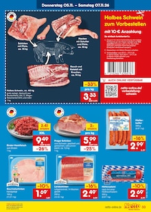 Rindfleisch im Netto Marken-Discount Prospekt "Aktuelle Angebote" mit 70 Seiten (Heilbronn)