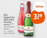 Sekt oder Fruchtsecco im Angebot bei tegut in Schwäbisch Gmünd Sekt oder Fruchtsecco Angebote von Rotkäppchen bei tegut Schwäbisch Gmünd für 3,29 €