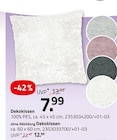 Dekokissen im ROLLER Prospekt Dekokissen von  im aktuellen ROLLER Prospekt für 7,99 €