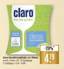 Geschirrspültabs Angebote von Claro bei Marktkauf Neu-Ulm für 4,79 €