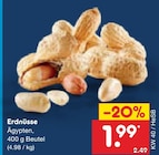Aktuelles Erdnüsse Angebot bei Netto Marken-Discount in Hamburg ab 1,99 €