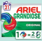 Lessive Pods Grandiose Original 21 Doses - ARIEL en promo chez Intermarché Contact Clermont-Ferrand à 7,44 €