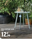 Table d'appoint acier dans le catalogue Intermarché Hyper