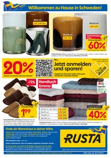 Schuhe im aktuellen Rusta Prospekt (Lübeck) Schuhe im Rusta Prospekt "Willkommen zu Hause in Schweden!" mit 16 Seiten (Lübeck)