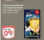 Felix Knabber Mix im Angebot bei GLOBUS in Neubrandenburg Felix Knabber Mix Angebote von Purina bei GLOBUS Neubrandenburg für 0,88 €