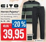 Herren-Pyjama im Angebot bei Kaufhaus Stolz in Stralsund Herren-Pyjama Angebote von cito bei Kaufhaus Stolz Stralsund für 39,95 €