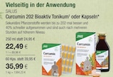 Curcumin 202 Bioaktiv Tonikum oder Kapseln bei VITALIA Reformhaus im Neubrandenburg Prospekt für 22,49 €