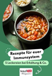 Rezepte Prospekt Erkältung mit 1 Seite