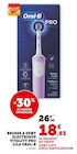 Brosse à dent électrique Vitality Pro Lila - Oral-B dans le catalogue Hyper U