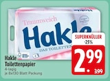 Toilettenpapier von Hakle im aktuellen EDEKA Prospekt für 2,99 €