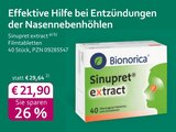 Sinupret extract Filmtabletten bei mea - meine apotheke im Prospekt "" für 21,90 €