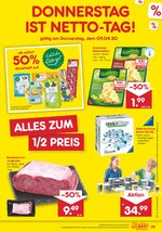 Netto Marken-Discount Prospekt "DONNERSTAG IST NETTO-TAG!", 2 Seiten, für Polling, 09.04.2020 - 11.04.2020 Netto Marken-Discount Prospekt "DONNERSTAG IST NETTO-TAG!", 2 Seiten, für Polling, 09.04.2020 - 11.04.2020