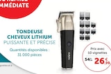 Tondeuse cheveux lithium dans le catalogue Hyper U