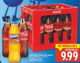 Aktuelle Coca Cola Angebote bei E center in Falkensee Aktuelles Coca-Cola, Fanta oder Sprite Angebot bei E center in Falkensee ab 9,99 €
